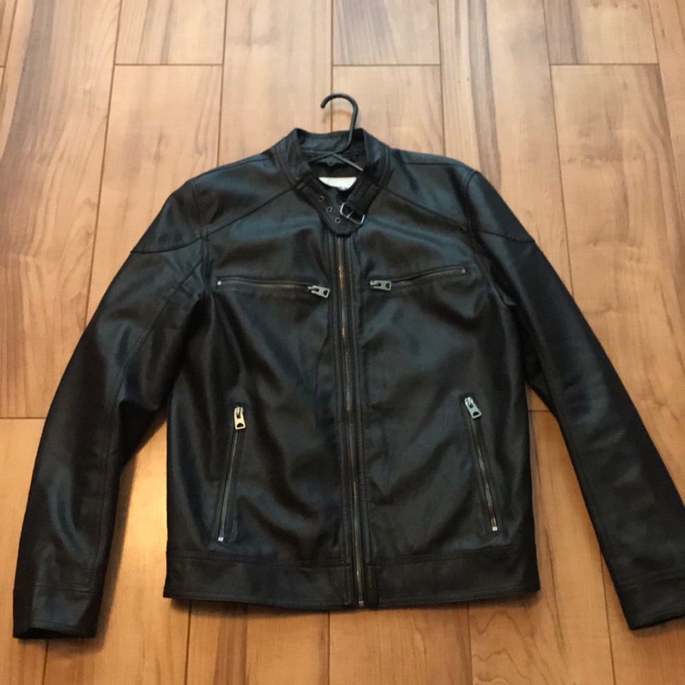 Faux leather jacket